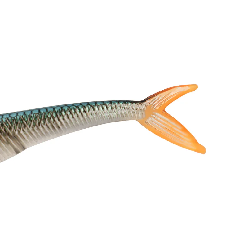 Cebo de pesca con cola de horquilla de 6 colores, subcebo de carretera de 12cm/9g, cebo de pesca de simulación, anzuelo de pesca de mar, accesorios, herramienta para exteriores - imagen 5
