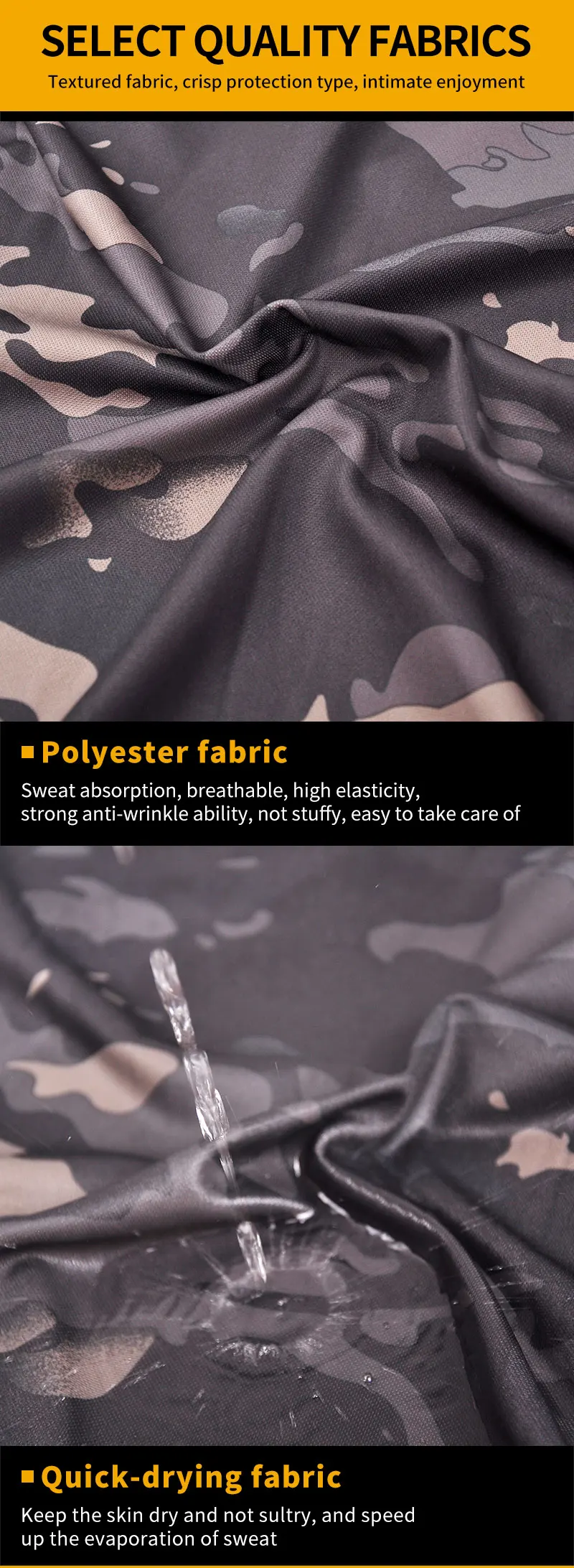 Detalles de costura y acabados del polo HAN WILD