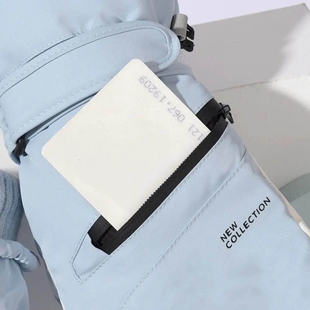 Nuevos guantes de esquí cálidos con pantalla táctil para invierno, manoplas antideslizantes a prueba de viento para deportes al aire libre, guantes gruesos para Snowboard y ciclismo