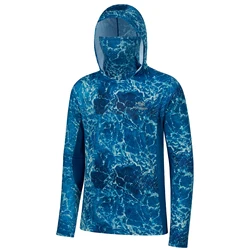 Sudadera camuflaje pesca Bassdash FS25M – Capucha, máscara y UPF 50+