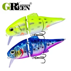 Señuelo articulado Swimbait flotante para Lucio