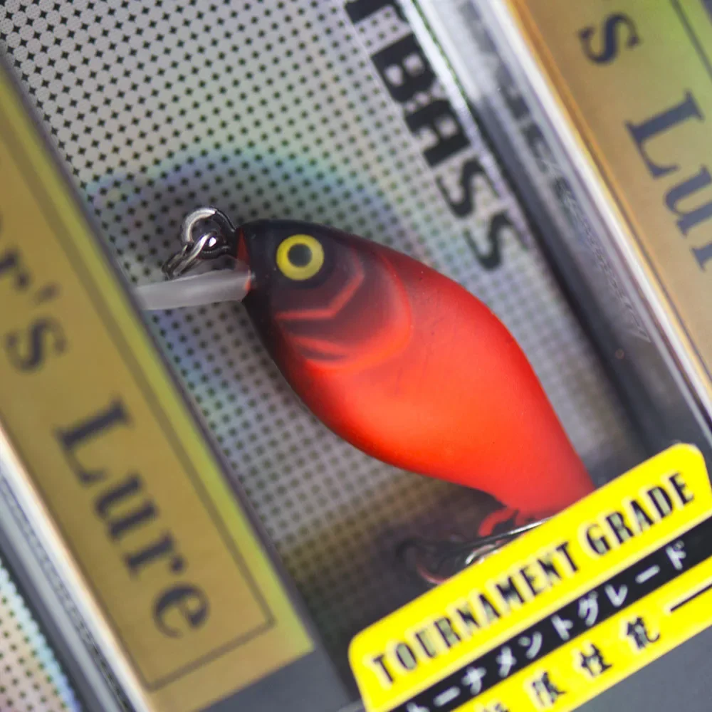 Countbass Crank Bait 30mm 1-3/16 "2,2g 5/64 oz, señuelos duros de plástico, cebos flotantes para pesca de salmón, Crankbait con anzuelos individuales - imagen 4