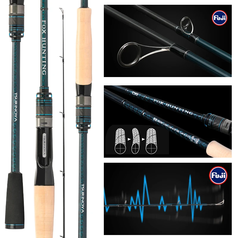 TSURINOYA-caña de pescar de fundición larga, accesorio para lubina, Lucio, lubina, accesorios para FUJI, 2,21 m, 2,41 m, 2,28 m, 2,34 m, 2,43 m - imagen 5