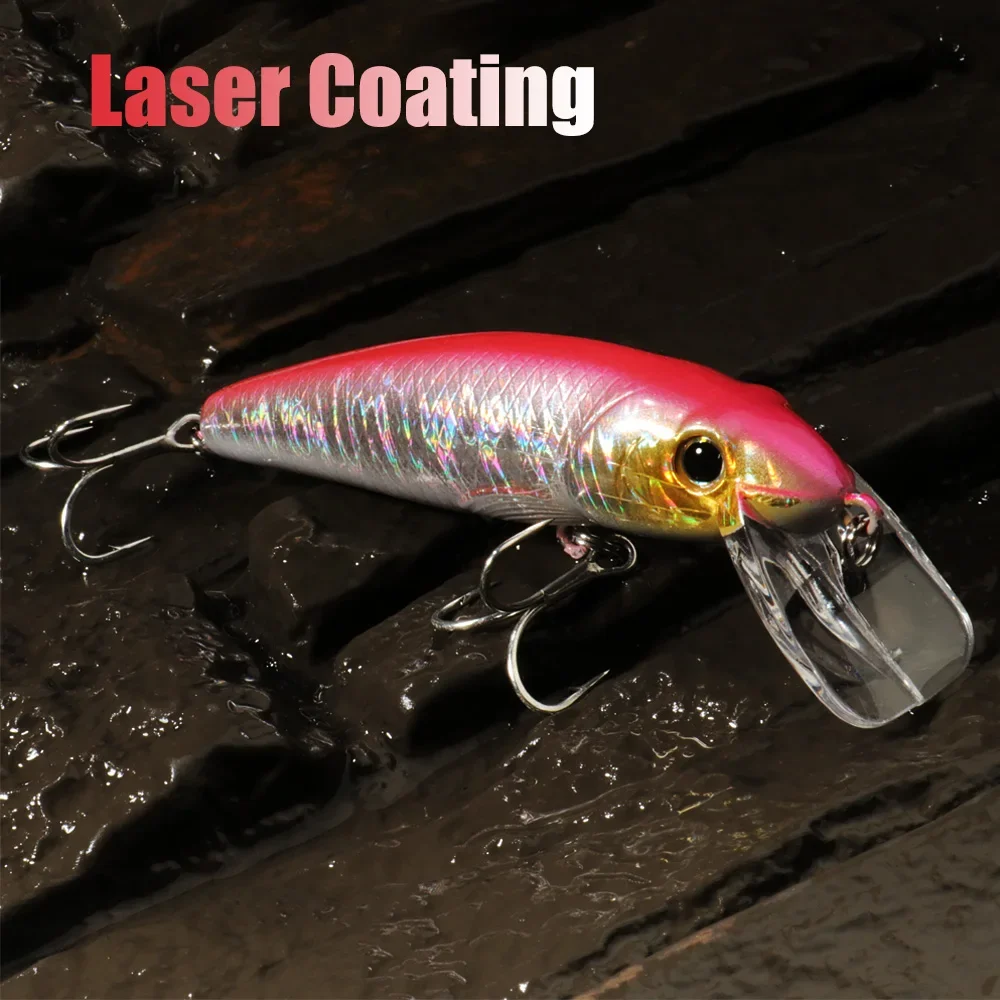 Minnow flotante 12,1g 9cm señuelo de Pesca bola de acero balastro de cobre equilibrio Swimbait Pesca Popper gancho Wobbler manivela cebo de silicona - imagen 4