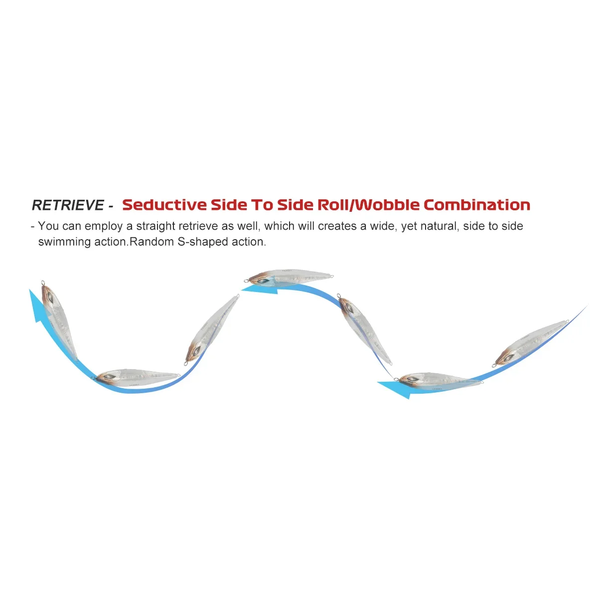 Noeby-señuelo de pesca de alta resistencia, cebo duro Artificial, 150mm, 77g, Jerkbait - imagen 4