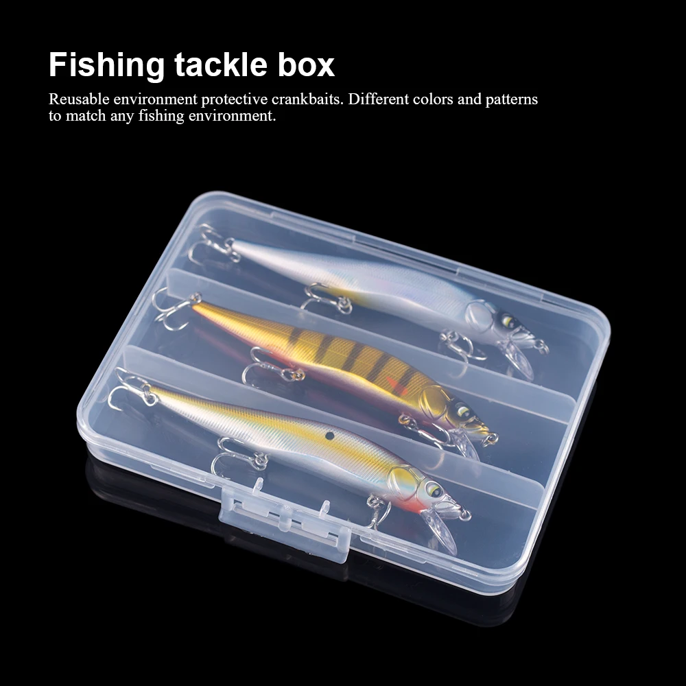 Hanlin-señuelo de plástico duro para pesca, cebo Artificial para buzo poco profundo, Swimbaits Minnow, 12cm, 13,5g, 3 unidades por juego - imagen 4