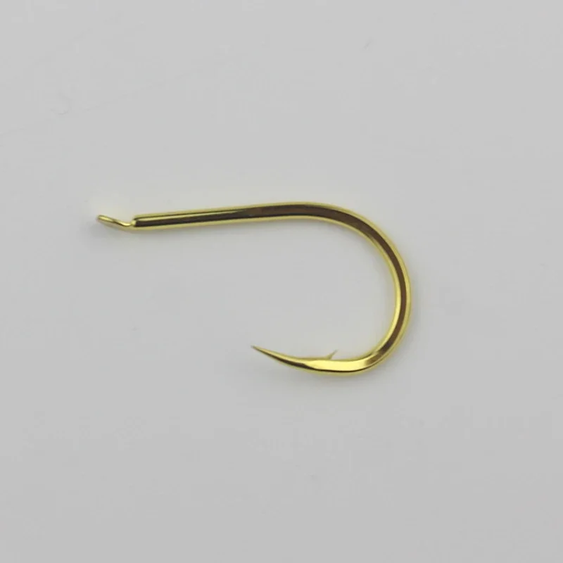 Anzuelo Karpik dorado twist shank con púas para carpa - imagen 4