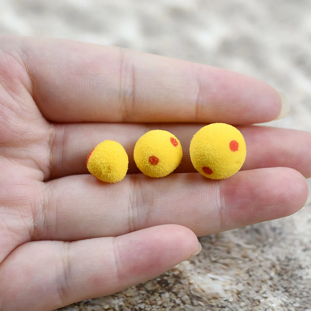 18 unids/caja flotador de pesca cuentas de bolas suaves flotador de bolas equipo flotador de peces accesorio de pesca al aire libre - imagen 5