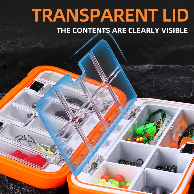 Kit de accesorios de pesca con anzuelos, pesas, conector de plomo, giratorios, herramientas de señuelo, juego de accesorios con caja de aparejos, 195 Uds. - imagen 2