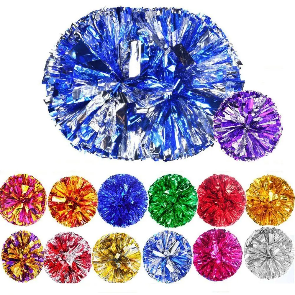 Pompones de animación 25 cm multicolores para clubes deportivos - imagen 2