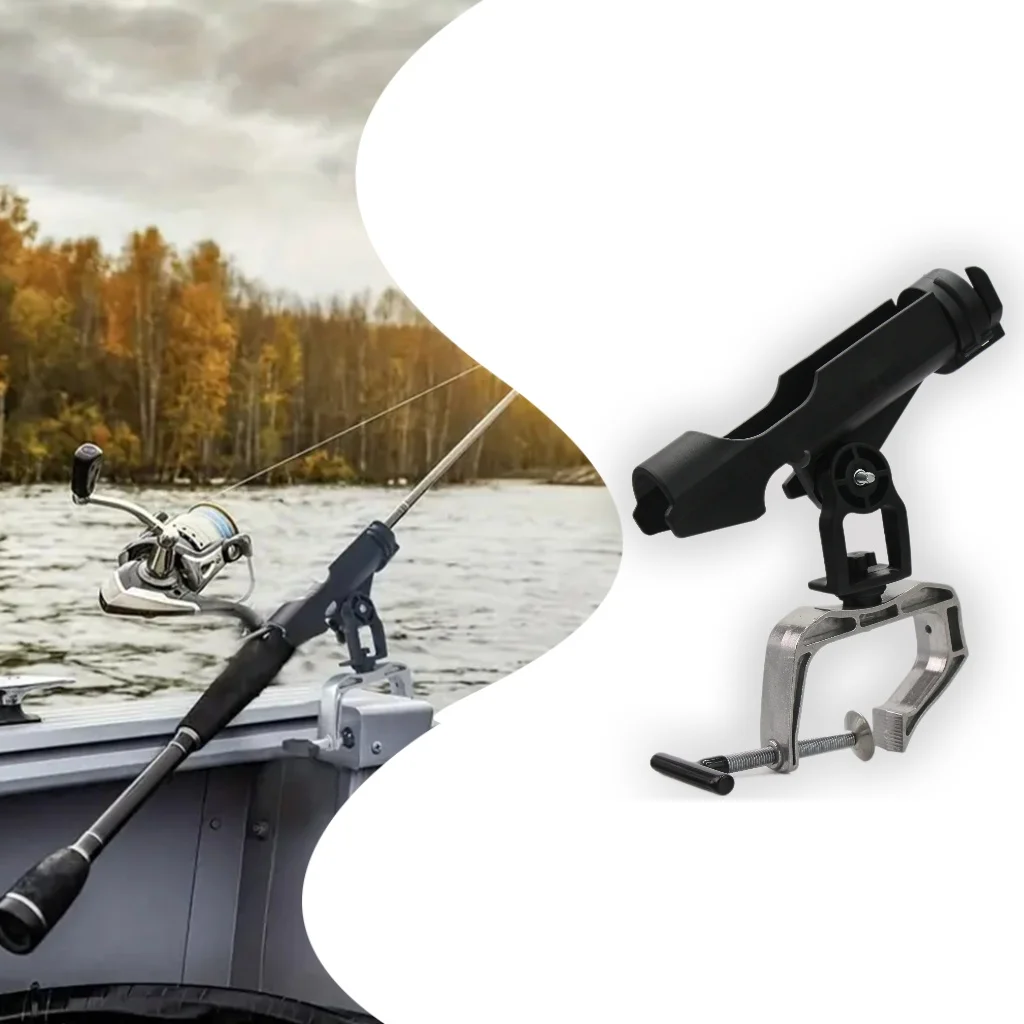 JSFUN Soporte multifuncional de pesca con asiento giratorio - imagen 5