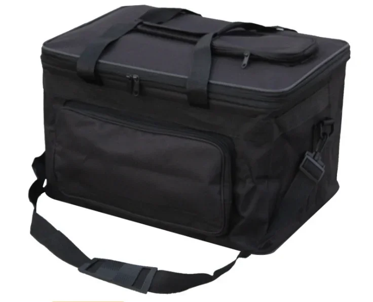 Bolsa de aparejos de carrete de pesca multifuncional para exteriores, bandolera plegable para ciclismo, senderismo, bolsa de pesca impermeable - imagen 2