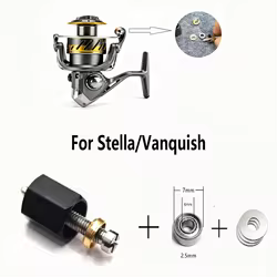 Carrete de pesca giratorio, guía de línea, herramienta de desmontaje para Shimano (Stella/anquish), herramienta de reparación de carretes de pesca, accesorios de pesca