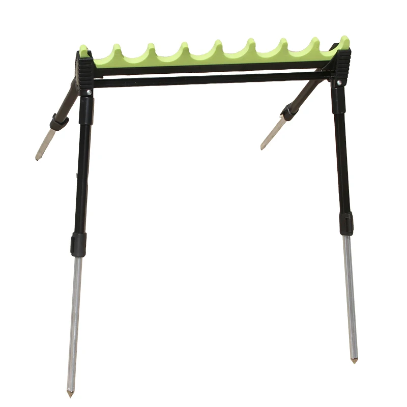 Soporte portátil para caña de pescar para 8 cañas, estante para caña de pescar al aire libre, soporte para caña de pescar - imagen 2