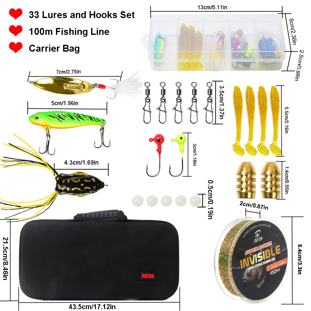 Juego completo de caña de pescar, kit con caña de pescar telescópica y carrete giratorio, cebos, anzuelos, juego de poste de viaje