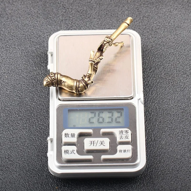 Quemadores de incienso de cobre puro con mosca de bambú, decoraciones Vintage de latón, incensario de sándalo, adornos para mesa de té, artesanía para decoración del hogar - imagen 4