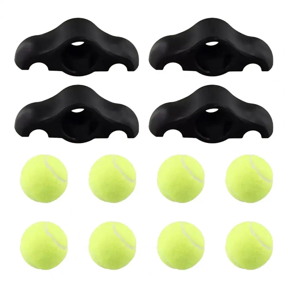 4 Uds 8 pelotas de tenis almohadillas para pies de bicicleta Wahoo Kickr Core Fitness bicicleta almohadillas para pies absorbentes de golpes Protector de suelo bolas basculantes - imagen 4