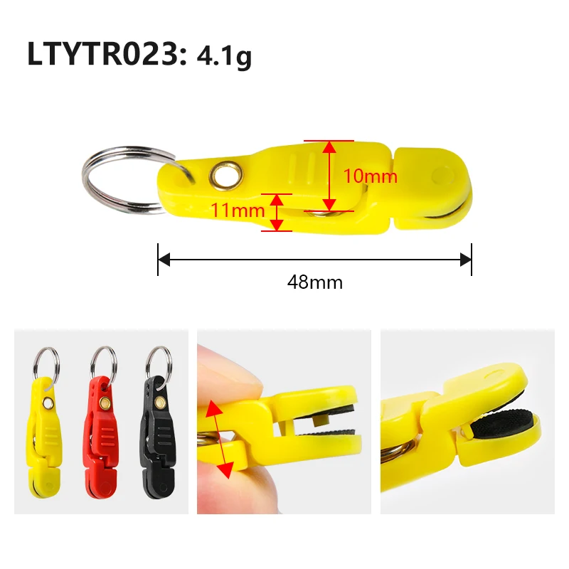 LETOYO-Clips de liberación de salida para curricán, Clips duraderos para curricán, herramienta de pesca, clip de pesca en el mar - imagen 2