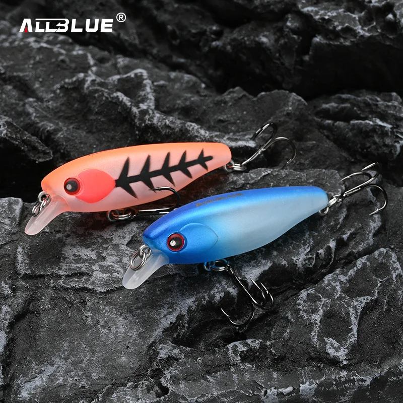 ALLBLUE-señuelo de pesca de plástico duro, cebo Artificial de pesca, Jerkbait, aparejos de Lucio, 75SP, suspendido, Wobbler, magnético, Longcast, Minnow, 8,5g - imagen 5