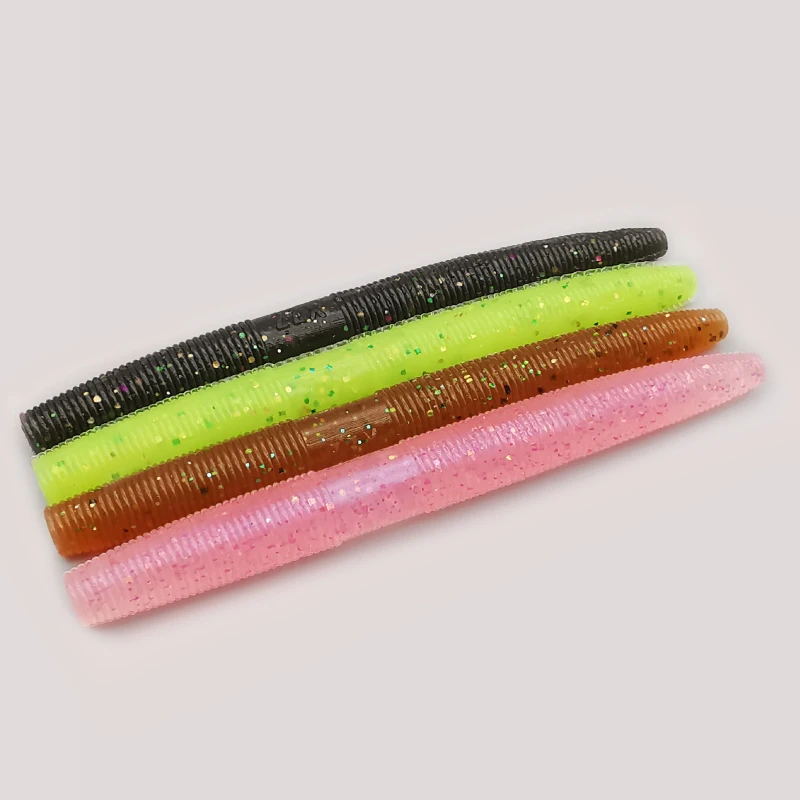 LUREHOLIC 4,2 "10cm7g Senko con una gran cantidad de sal añadido hundimiento rápido Crazy Shaking cebos de gusanos blandos para pesca con señuelo de lubina - imagen 5