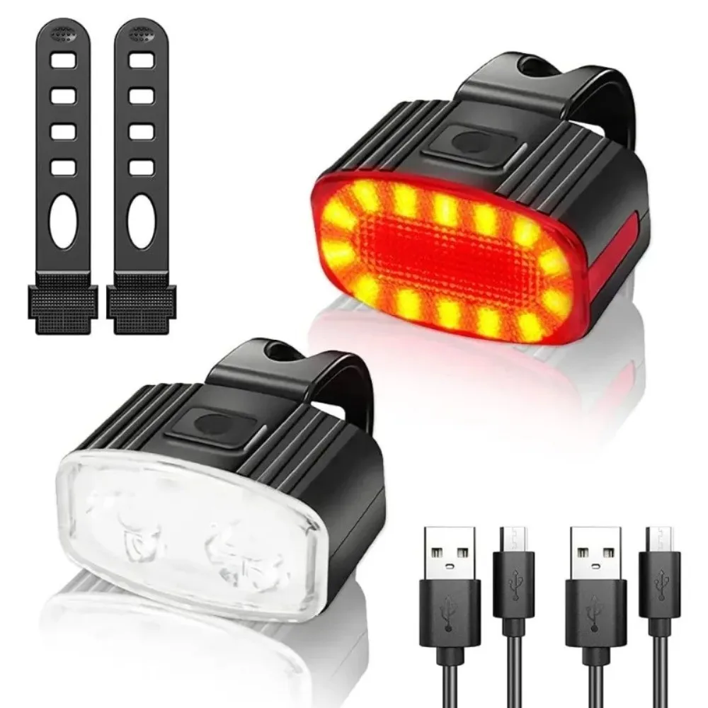 Nueva luz LED recargable por USB para bicicleta, fácil de instalar, iluminación para bicicleta, luz impermeable, faro para bicicleta, accesorios para bicicleta - imagen 3