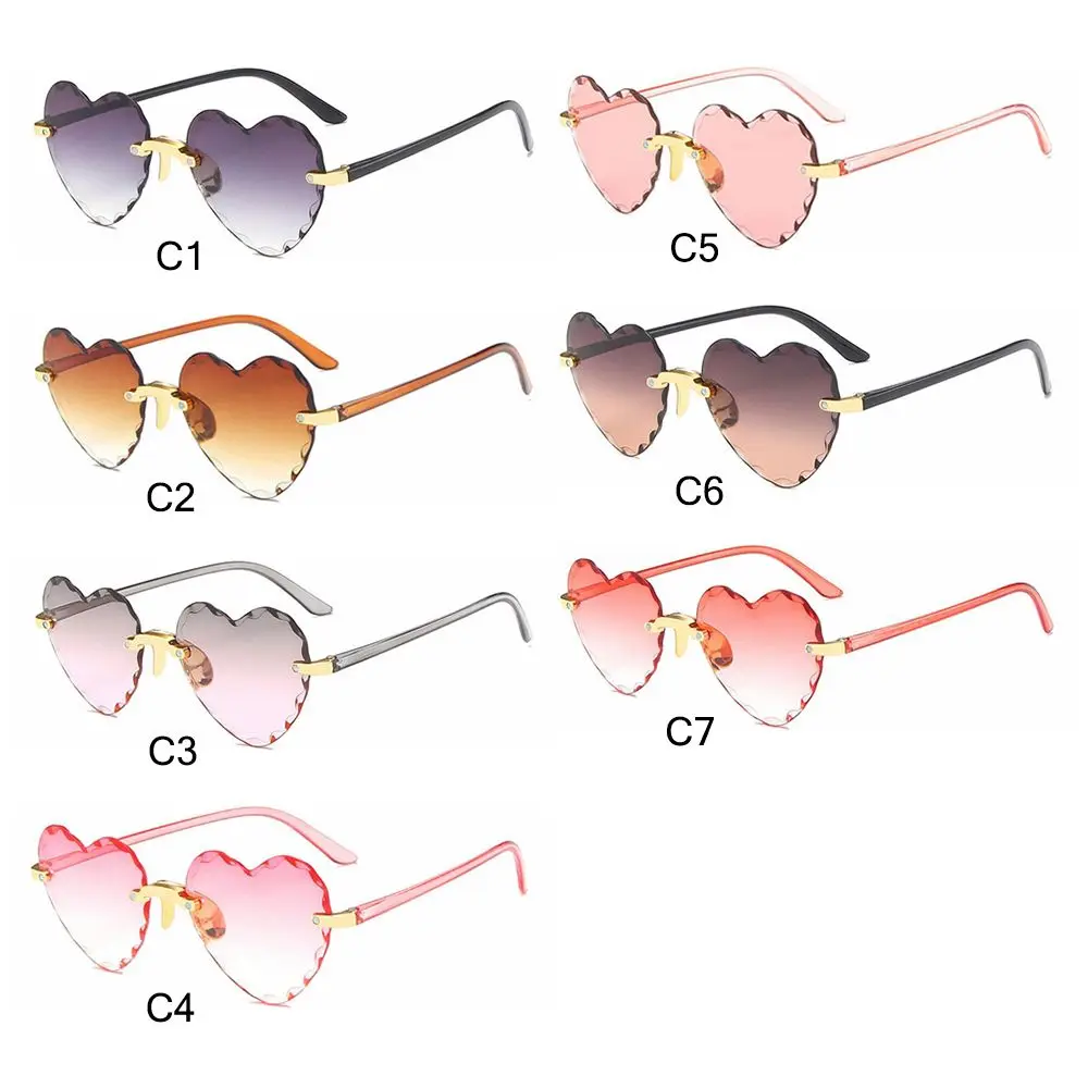 Gafas de fiesta para Cosplay, gafas de sol con forma de corazón, gafas de sol con forma de corazón de amor, gafas de sol para mujer - imagen 4