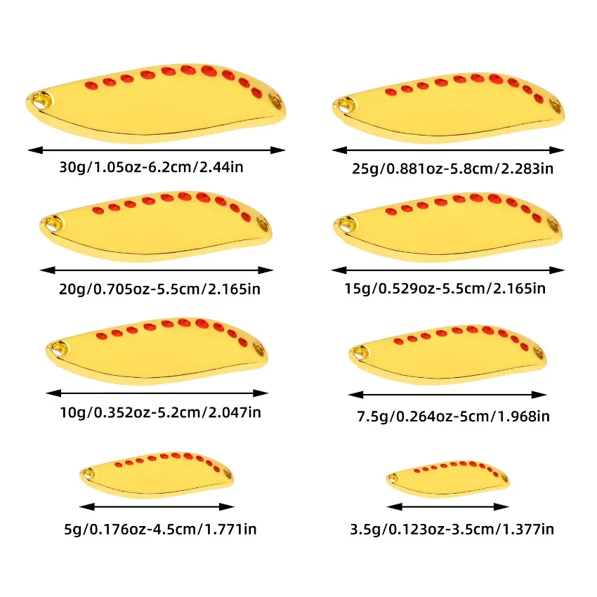 Señuelo giratorio de Metal para Pesca de trucha, cebo duro de lentejuelas, cebo Artificial, Vib, cuchara giratoria de haya, 1 unidad - imagen 4