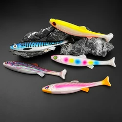 Walk Fish Swimbait vinilo 19cm – Paleta sábalo cola en T para lucio