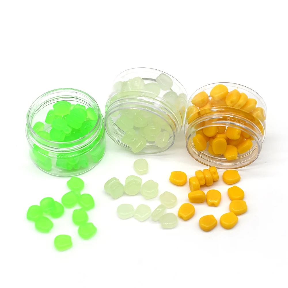 MNFT-cebos de pesca de carpa de maíz, cebos blandos falsos de simulación TPR de 50 piezas, cebos flotantes con aroma agradable - imagen 4