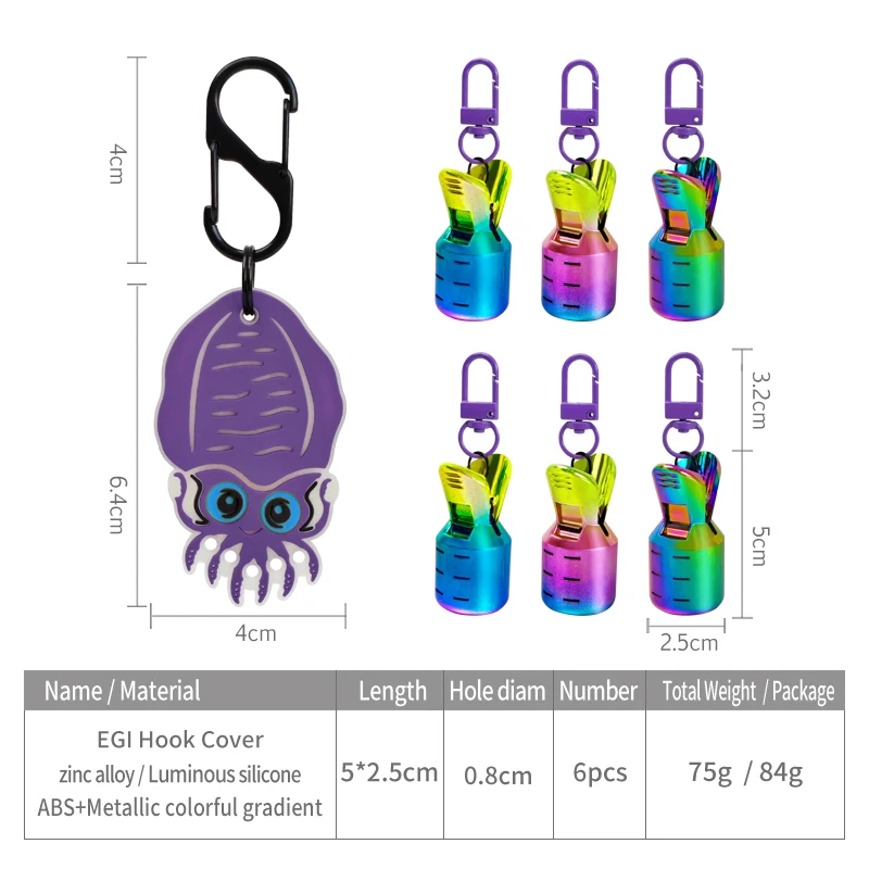 Funda protectora Egi galvanizada Punk – Señuelos calamar - imagen 2