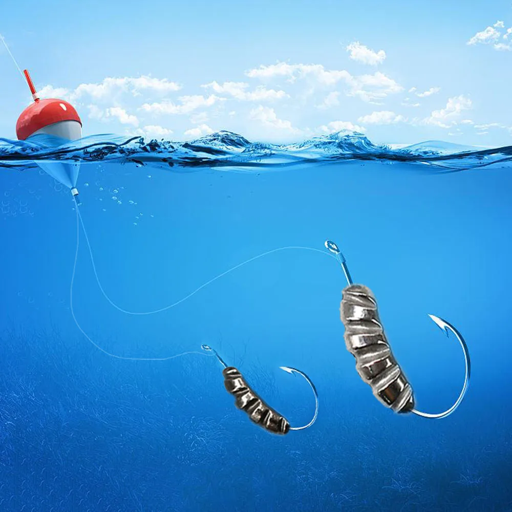 MNFT-deslizamientos de pesca con mosca, 6 uds., cuerpo de tungsteno pesado, cuentas traseras acanaladas, Scud/gamba/cuerpos de ninfa, Material de gancho para atar moscas - imagen 5