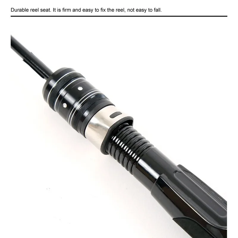 Caña de pescar ultraligera de fibra de carbono, señuelo giratorio/fundición, peso del cebo 0,8-5g, peso de línea 2-6LB, caña de pescar rápida para trucha - imagen 5