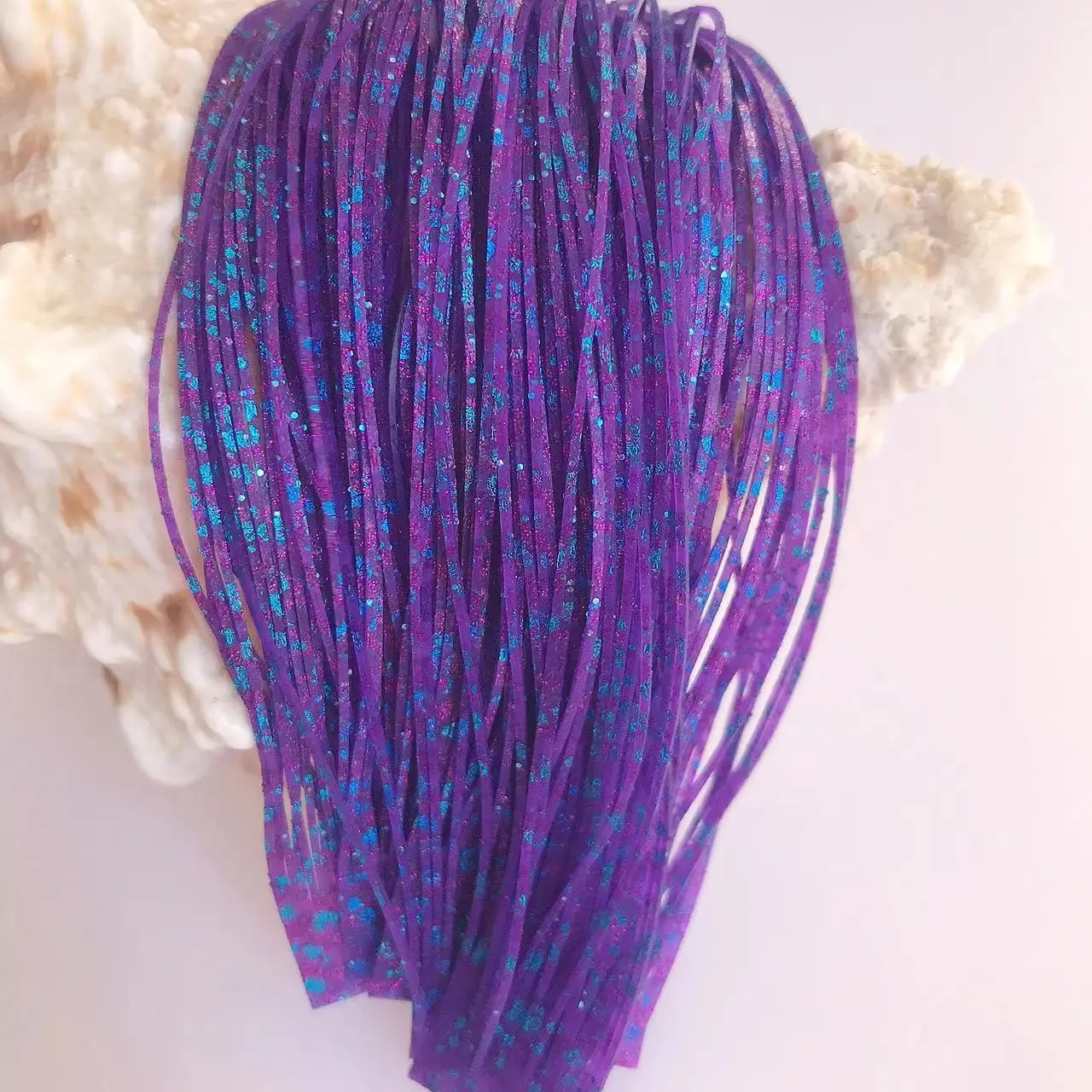 Capas de falda de silicona para señuelo de pesca, Material de falda de silicona para artesanía de aparejos, Spinner DIY, Jigs de goma, Buzzbait 8850-027 - imagen 2