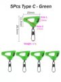 5Pcs C-Green