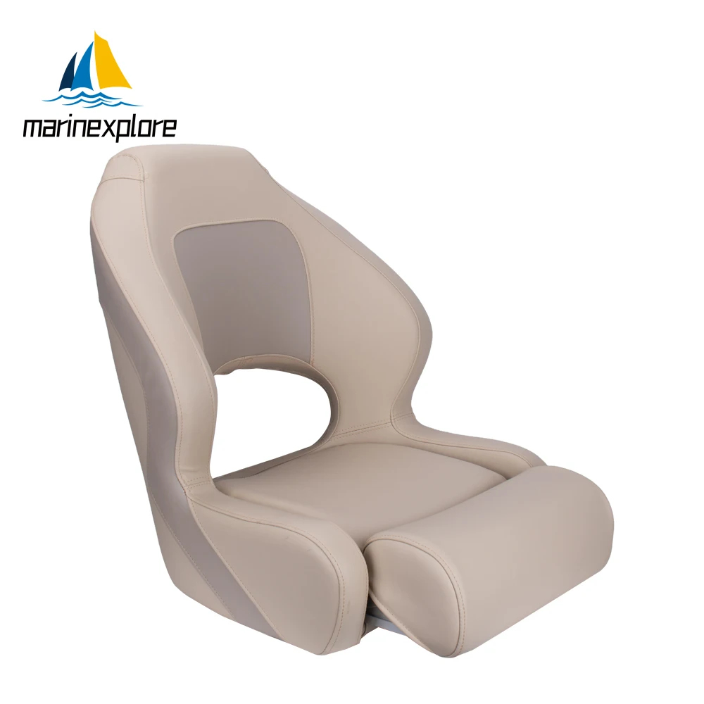 Silla plegable de PVC para barco, asiento de cubierta de fundición profesional para pesca marina, lancha rápida para exteriores, silla para trasero, comodidad para bicicleta - imagen 3
