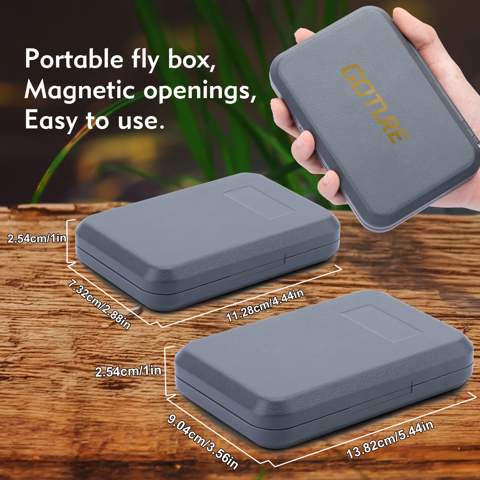Goture Señuelos Mosca para Trucha – Secos y Húmedos con Caja - imagen 5