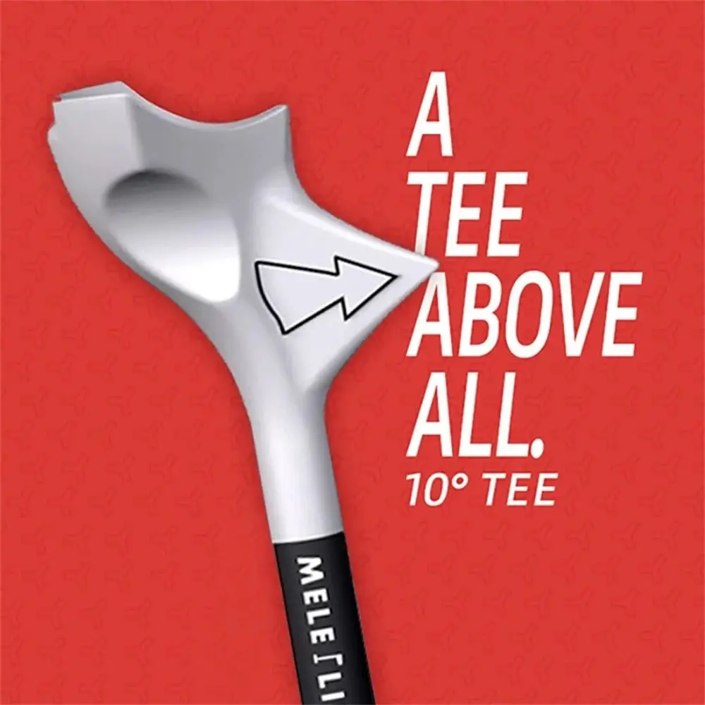 Inserto Diagonal duradero que aumenta la velocidad, cero arrastre, Golf, práctica, pelota de entrenamiento, Tee, 10 grados, soporte para pelota de Golf - imagen 3