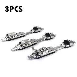 Abrazaderas para caña pescar inox antideslizantes mano y hielo