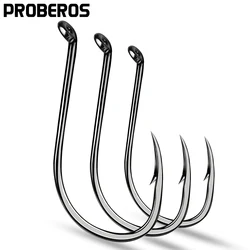 PROBEROS Anzuelo vástago compensado acero carbono con púas agua salada