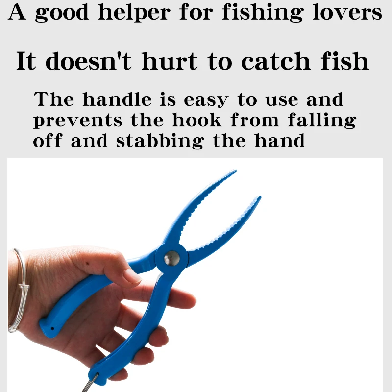 Pinzas de pesca de plástico ABS, alicates antideslizantes, abrazadera de Control de pescado, controlador de agarre de labios de pesca portátil de alta resistencia de cierre - imagen 4