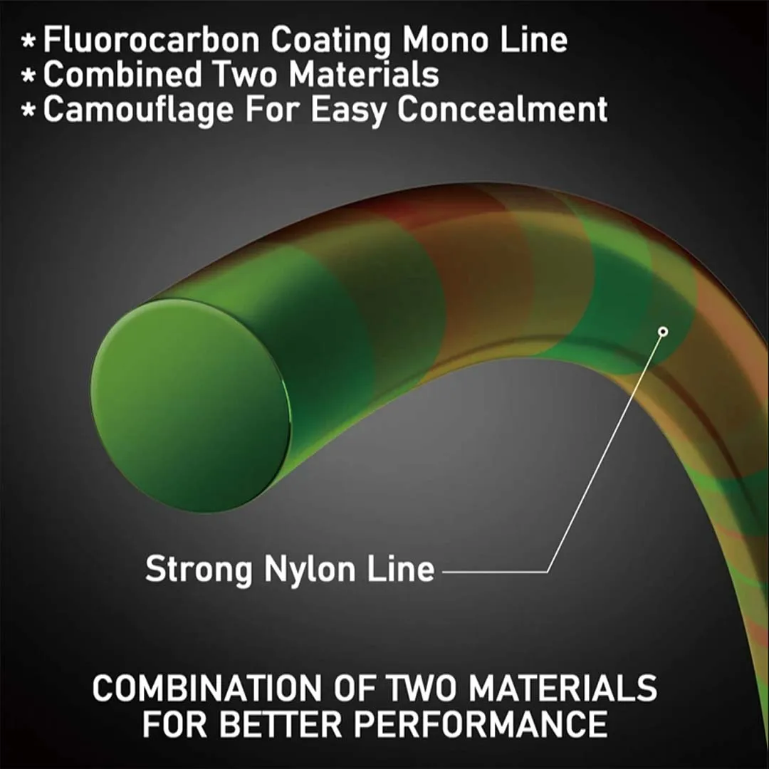 pesca pesca accesorios accesorios de pesca hilo trenzado pesca hilTHORNSLINE 3D Spoted Bionic 6000M línea de pesca original japonesa revestimiento de fluorocarbono productos de alambre de pesca equipo de pesca de carpa - imagen 4