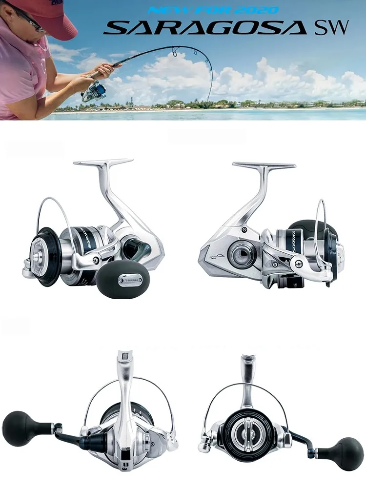 2020 nuevo carrete de pesca SHIMANO SARAGOSA SW de agua salada 5000XG 6000HG 8000HG 10000PG 14000XG 18000HG 20000PG X PROTECT + X SHIELD - imagen 5