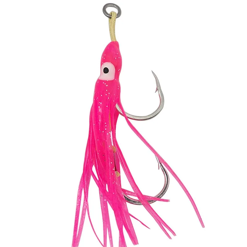 Anzuelos Auxiliares Simples y Dobles para Pesca Marina - imagen 2