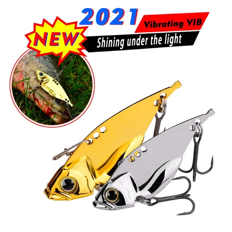 Señuelo de Metal con ojos 3D, cebos de vibración que se hunden, Vibe Artificial para pesca de lubina, Lucio, perca, 2 colores, 1 piezas, 5g, 7g, 10g, 15g, 20g - imagen 3