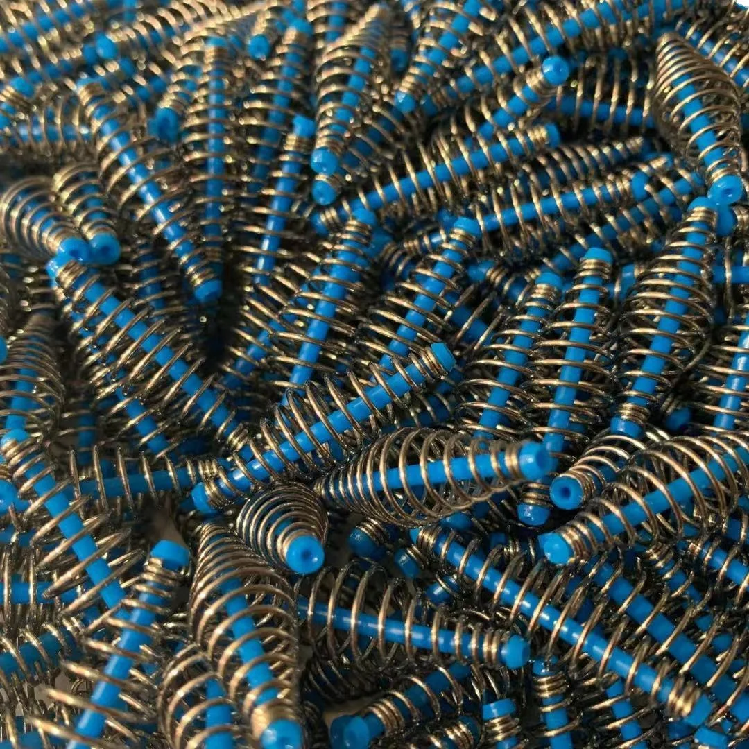 30 unids/set cebo de pesca señuelo de resorte aparejos colgantes en línea alimentador de acero inoxidable - imagen 4