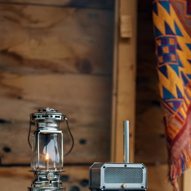 Chunshan-Mini estufa de leña portátil para camping, repelente mosquitos - imagen 3