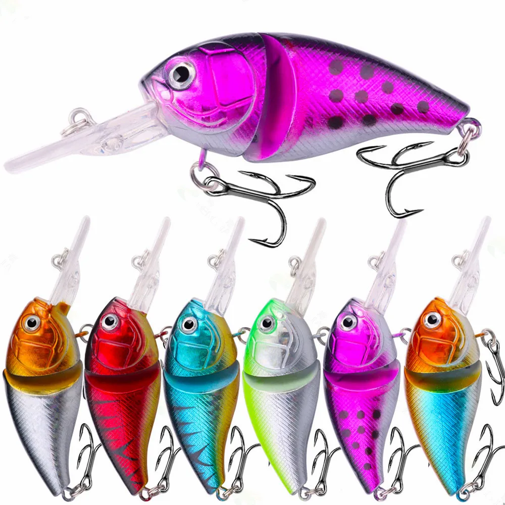 Señuelo Crankbait artificial – Pececillo cebo duro para lucio y carpa