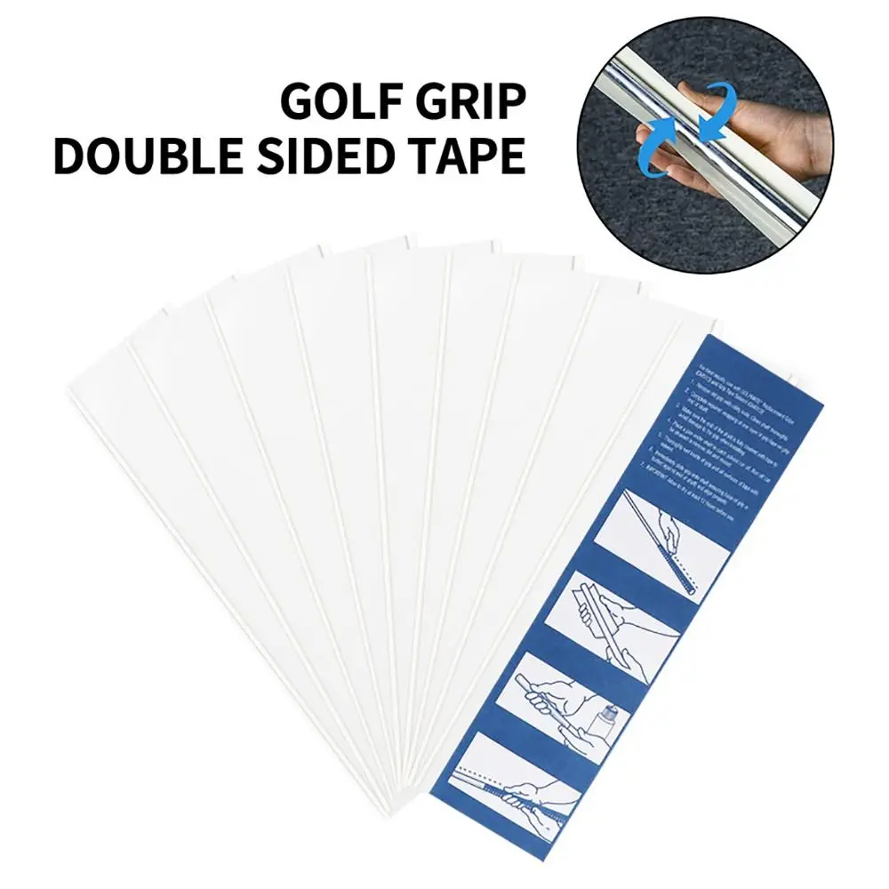 Fácil de usar deportes Golf Re-grip cinta precortada doble cara Golf Club Grips 13 unids/set 21*5cm Putter reemplazo al aire libre - imagen 2