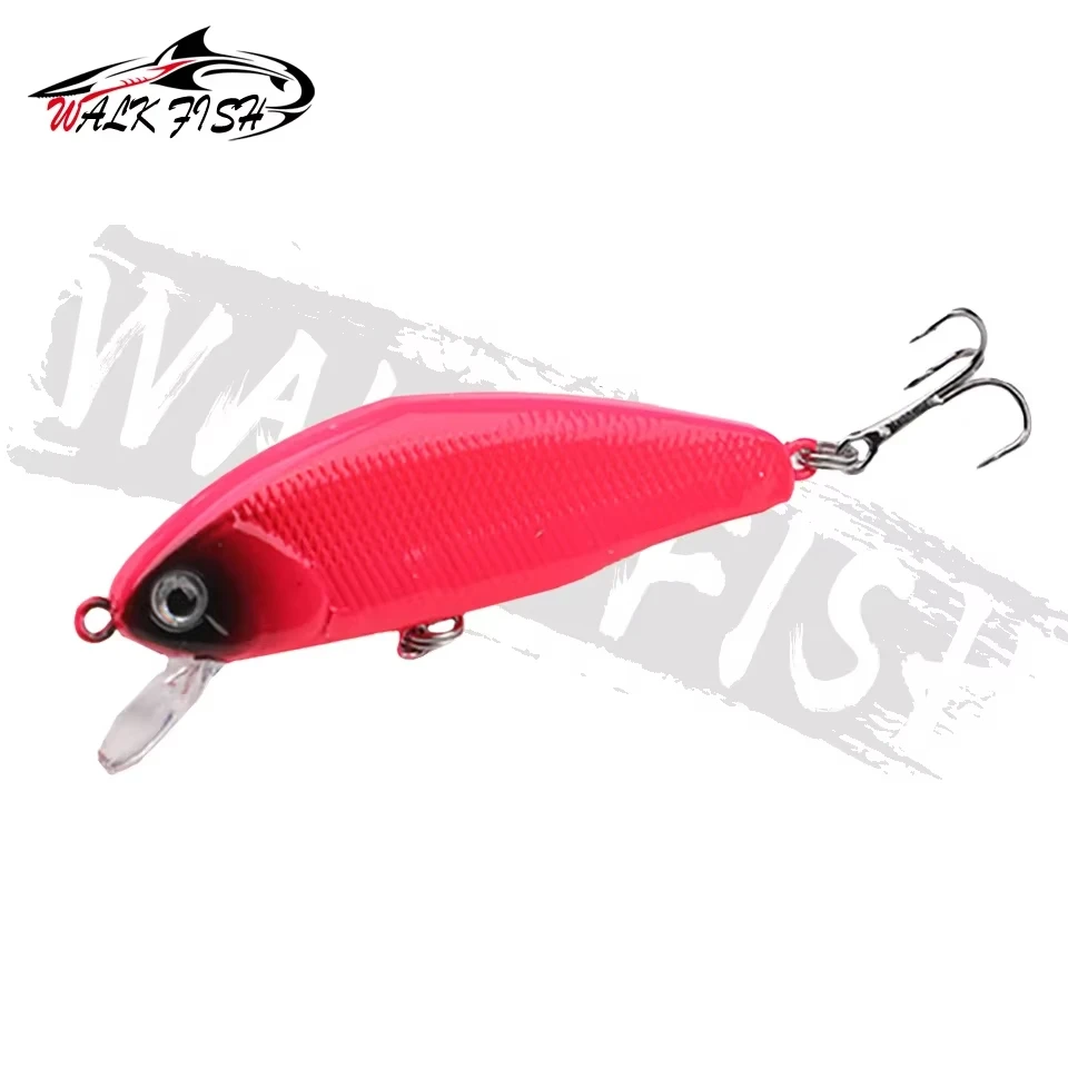 WALK FISH 1 Uds 60mm 4,5g señuelos de pececillo Wobblers hundimiento manivela de trucha Crankbait cebo duro Artificial de alta calidad aparejos de agua dulce - imagen 4