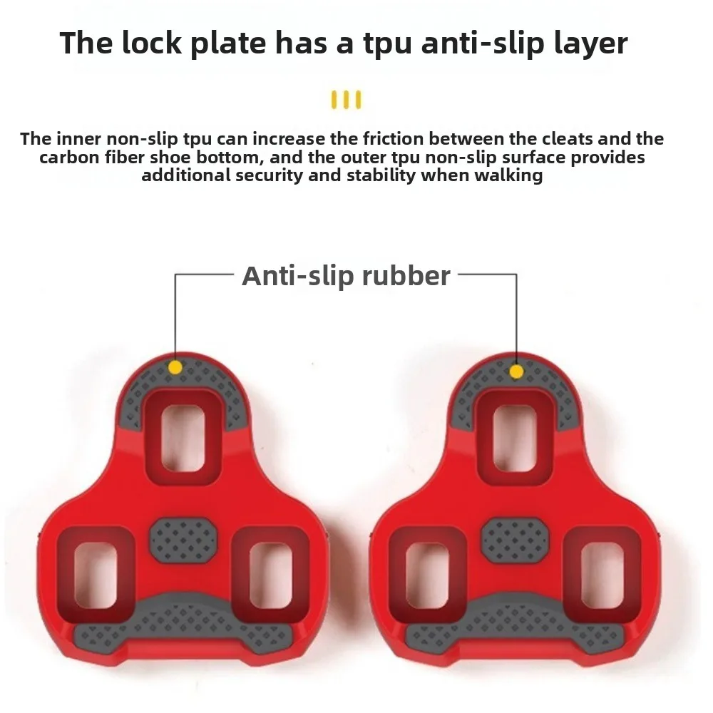 Nuevo para SPD-LOOK Pedal de bloqueo de bicicleta piezas de ciclismo antideslizantes zapatos tacos tacos pedales duraderos tacos bicicleta - imagen 2